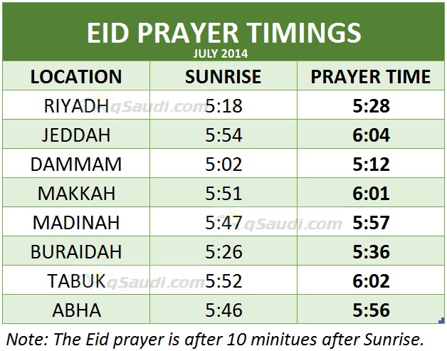 Riyadh prayer time