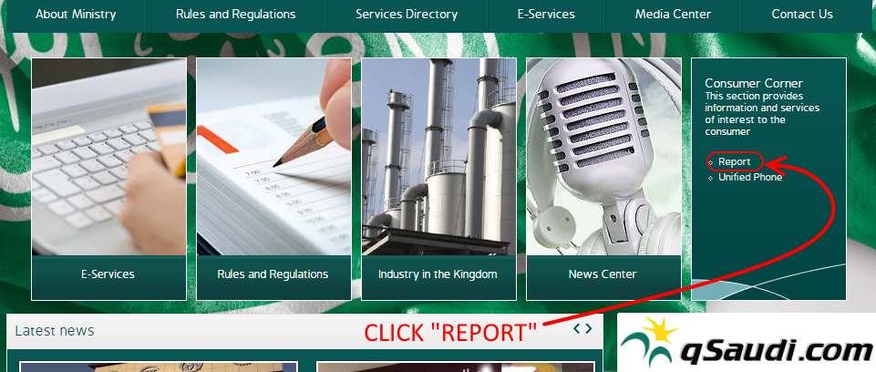 Click "Report"