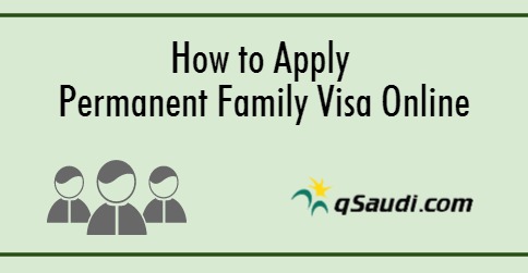 How to Apply Permanent Family Visa