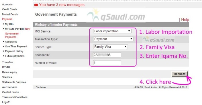 how-to-make-payment-for-permanent-visa-online-qsaudi