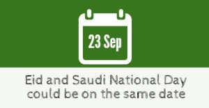 Saudi ND and Eid same day